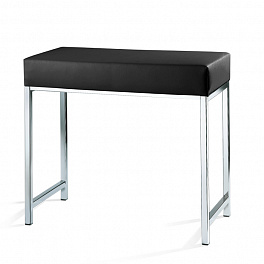 Decor Walther DW 66 Скамья 60x30x52см, цвет: хром / черный