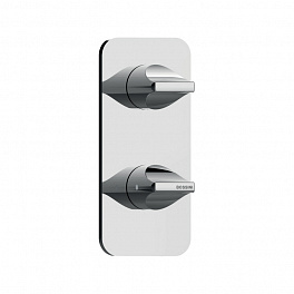 BOSSINI APICE Смеситель для душа встраиваемый, термостатический, 1 выход, внешняя часть, цвет хром
