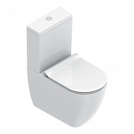 Catalano SFERA Унитаз моноблок 63x36, безободковый, покрытие Cataglaze+, без крепежа, цвет белый глянцевый