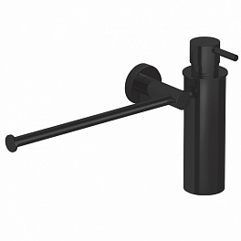 Colombo Plus Дозатор для жидкого мыла с полотенцедержателем, цвет: PVD графит полированный