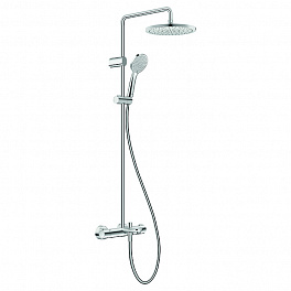 Duravit Wave Душевая система с термостатом, ручной душ , шланг 1600 мм, ручной душ 3 режима, излив 223 мм, хром (Спец.цена из наличия)