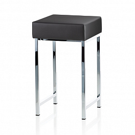 Decor Walther DW 64 Табурет 30x30x52cм, цвет: хром / черный
