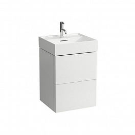 KARTELL BY LAUFEN шкафчик под раковину, 480x450x600 мм, 2 ящика, включает в комплект органайзер, подходит для раковины 815332, белый матовый