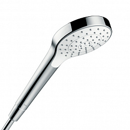 HG Croma Select S Ручной душ 110 1jet (Rain), EcoSmart, цвет: белый/хром
