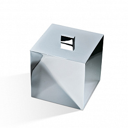 Decor Walther Cube DW 3560 Баночка универсальная 13x13x14.5см, с крышкой, цвет: хром