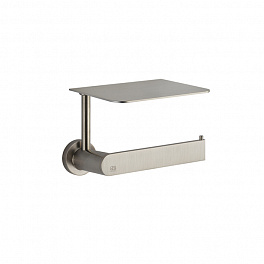 Gessi Emporio accessories Настенный держатель для туалетной бумаги с крышкой, цвет: Finox Brushed Nickel