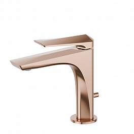 Newform Delta Zero Смеситель для раковины с донным клапаном, цвет: PVD copper bronze