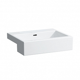 Laufen Living City Раковина 550x460х140мм, полувстр. без отв. под смеситель, полувстраив., цвет: белый