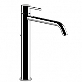 Gessi Emporio Via tortona Смеситель для раковины высокий с длинным изливом, с донным клапаном, цвет: Chrome