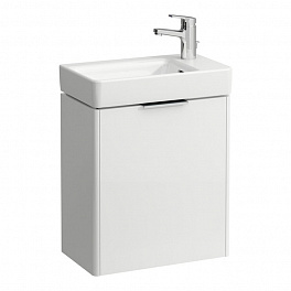 Laufen Base База для мини раковины 815954, 470x265x530 мм, 1 дверца, петли справа, органайзер для ящика, цвет белый матовый