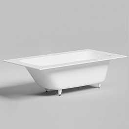 Salini ORLANDA PLUS KIT Встраиваемая ванна 1900х1000х600мм, "Up&Down", сифон, щелевой слив-перелив, S-Stone, матовый, белый