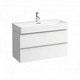 Laufen Case шкафчик 893x520x450 мм, 2 ящика, цвет белый матовый