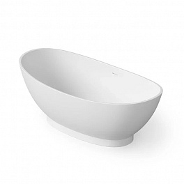 DEA DESIGN Elegant Ванна отдельностоящая 179x88xh64 см, материал: Solid Surface искуственный камень, цвет: White №18