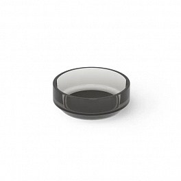 DEA DESIGN Washbasins Раковина настольная 43x43xh15 см, материал: Glasstech прозрачная смола, цвет: Smoky Black R4