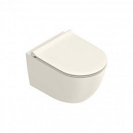 Catalano SFERA Унитаз подвесной 50x35, безободковый, смыв Tornado, покрытие Twinglaze+, без крепежа, цвет Lino Satinato