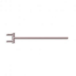 Decor Walther Mikado HTH1 Полотенцедержатель поворотный 40см, цвет: розовое золото (Снято с пр-ва)
