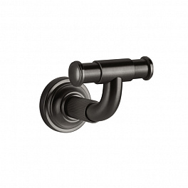 GESSI VENTI20 Крючок двойной, цвет Black Metal Brushed PVD