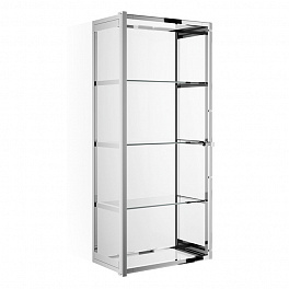 Decor Walther Glas S 3 Шкафчик подвесной 35x19x80см, стекло прозрачное, цвет: хром ЗАКАЗ ПО ЗАПРОСУ