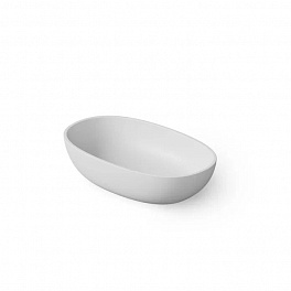 DEA DESIGN Washbasins Раковина настольная 60x36xh14 см, материал: Solid Surface искуственный камень, цвет: White №18