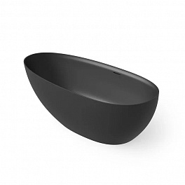 DEA DESIGN Edge Ванна отдельностоящая 150x76xh56 см, материал: Solid Surface искуственный камень, цвет: Black №16