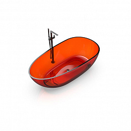 Knief EGG Shape Ванна отдельностоящая из полимерного материала 170x85x54 см, цвет Jaspis # 070