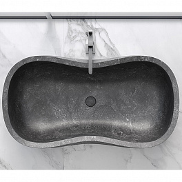 DEA DESIGN Marble Ванна Milano из мрамора отдельностоящая 1700х912хh525 мм , цвет Stone D Avola