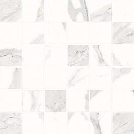Stellaris Statuario White Mosaico