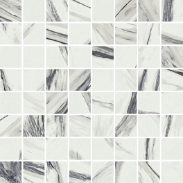 CHARME DELUXE Statuario Fantastico Mosaico Lux 29,2x29,2//Ш.Д. Статуарио Фантастико Мозаика Люкс 29,