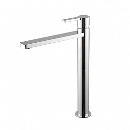 NOKEN URBAN N Смеситель для раковины, высокий H312 мм, 5 л/мин, БЕЗ ДК, хром